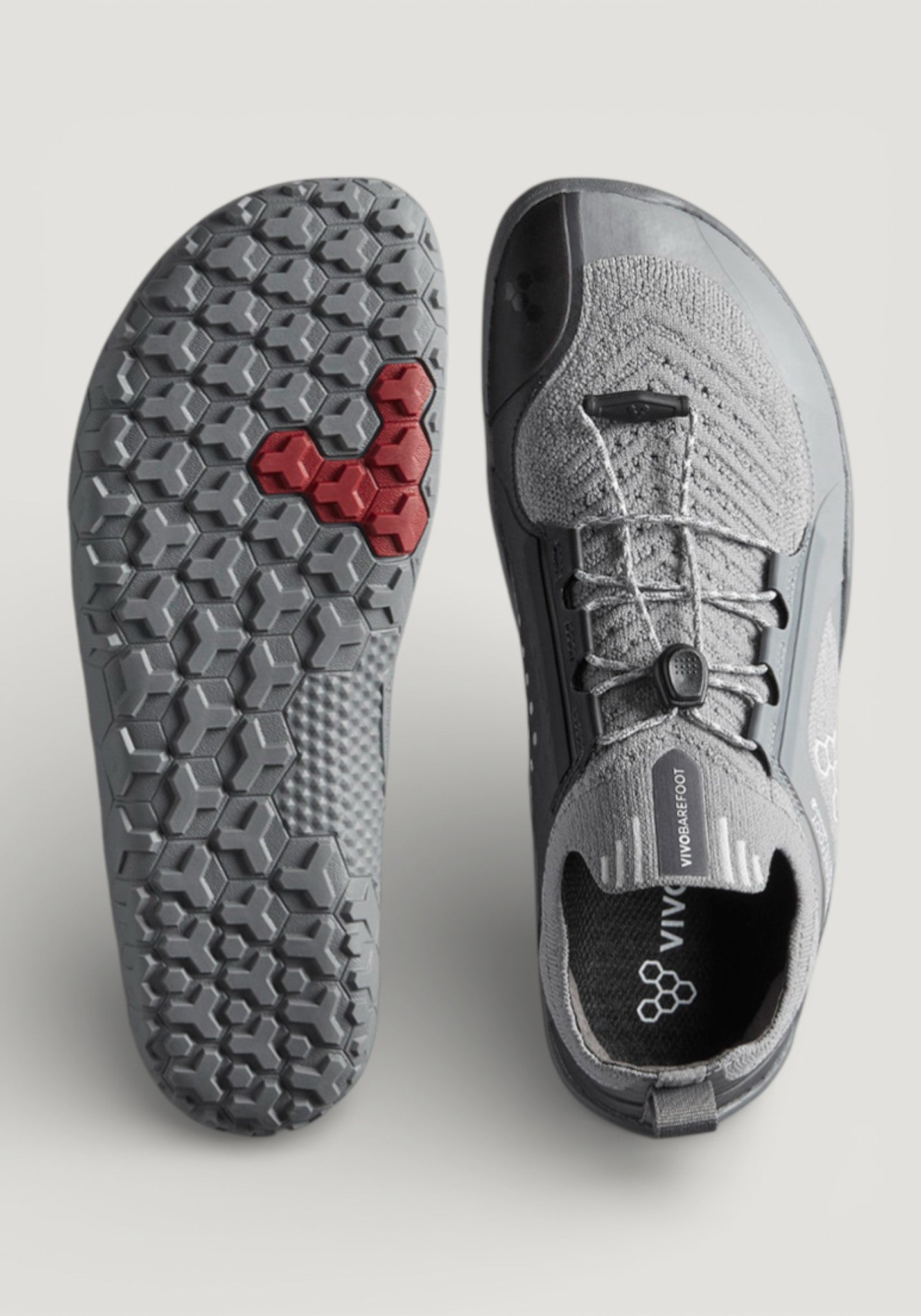 Pantofi drumeție Barefoot - Primus Trail Knit FG Men Storm Cloud