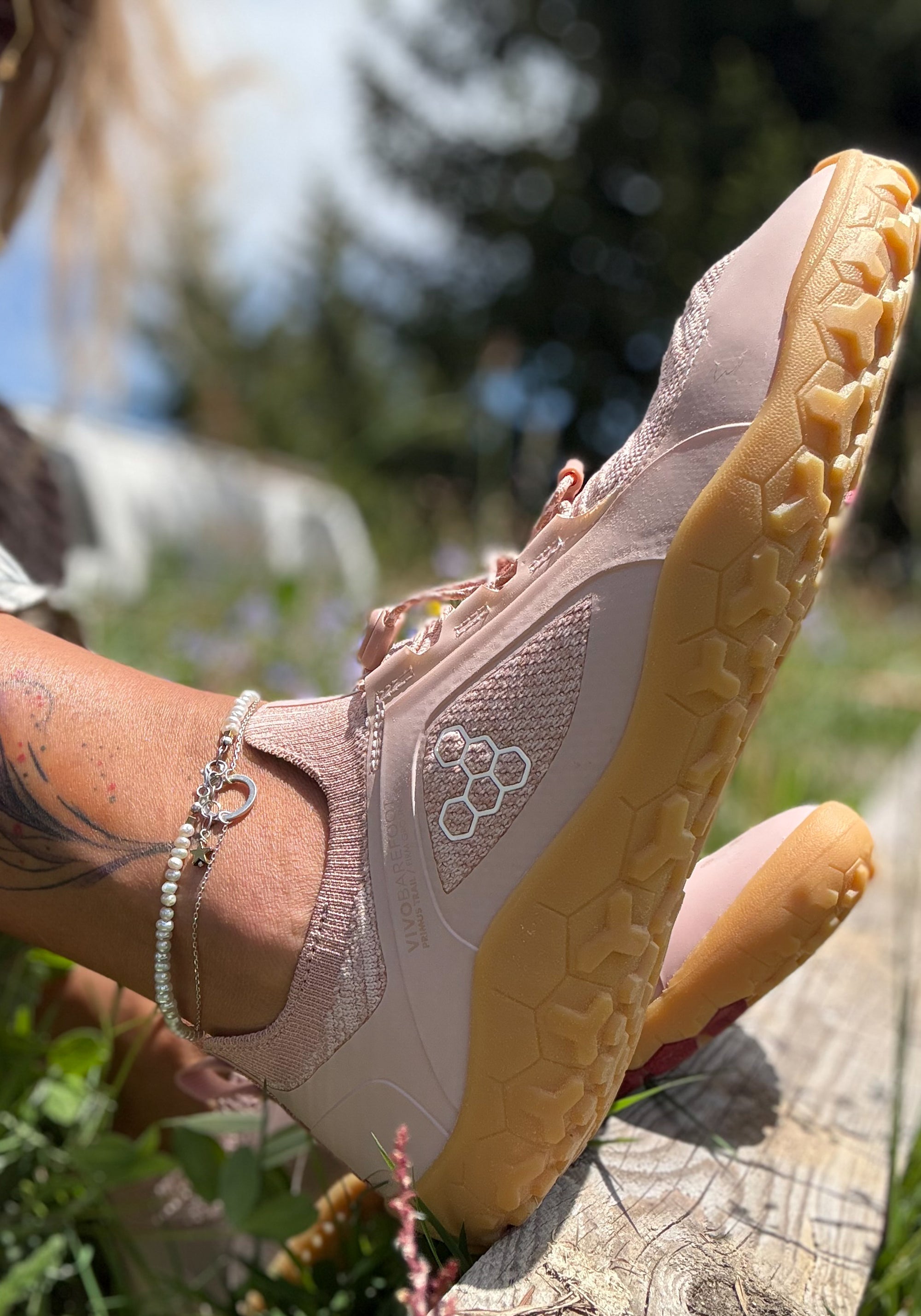 Pantofi drumeție Barefoot - Primus Trail Knit FG Women Clay
