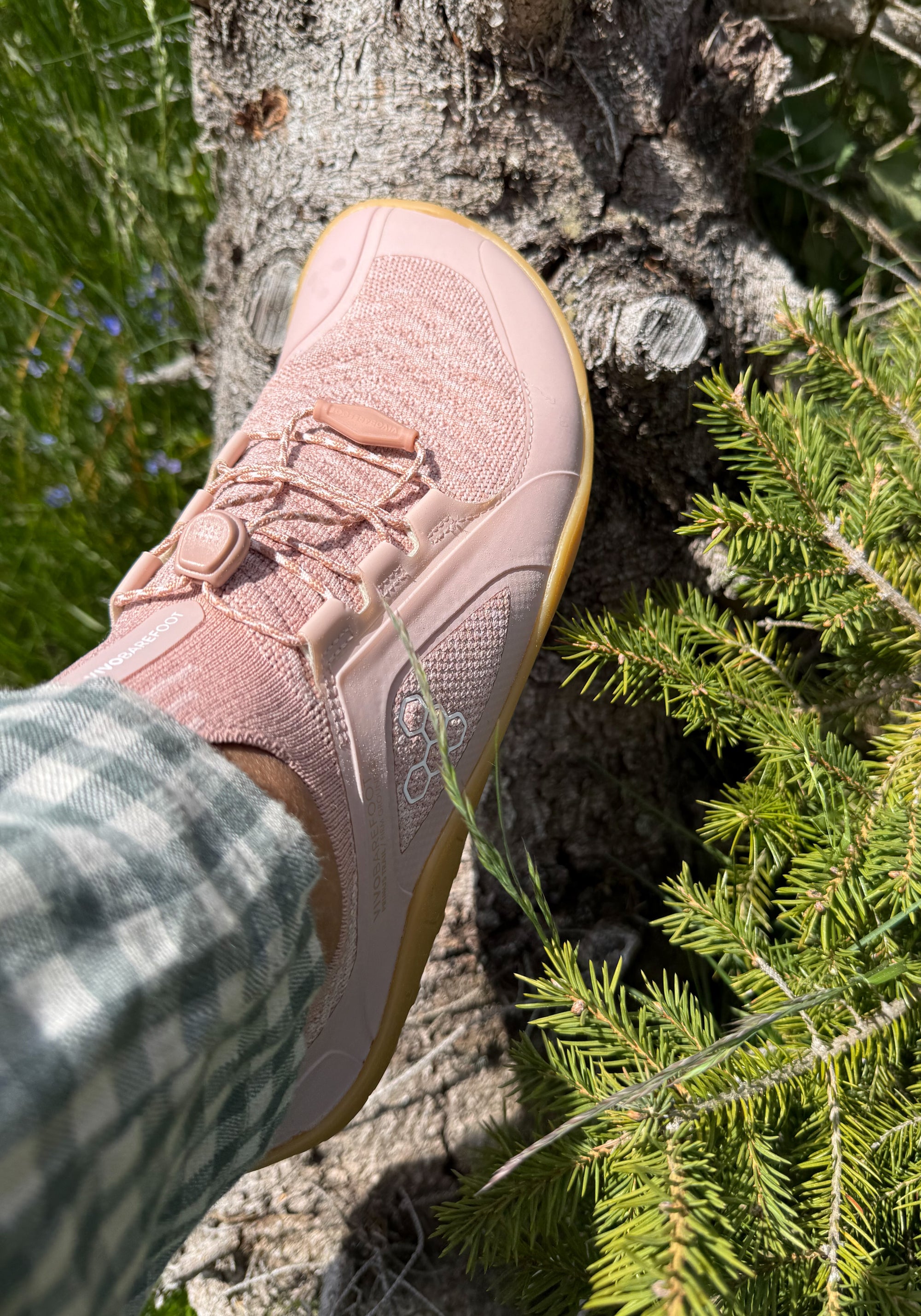 Pantofi drumeție Barefoot - Primus Trail Knit FG Women Clay
