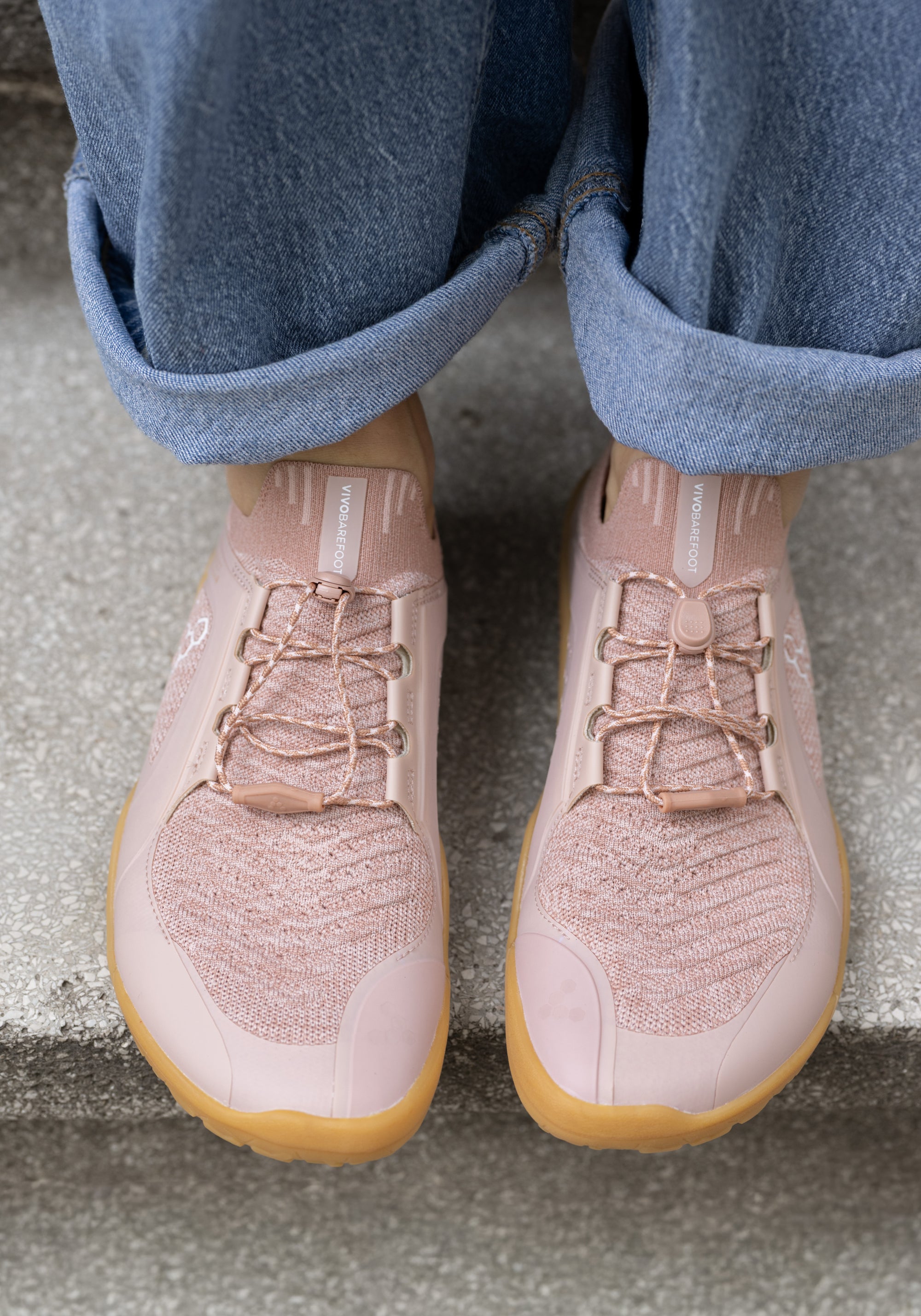 Pantofi drumeție Barefoot - Primus Trail Knit FG Women Clay