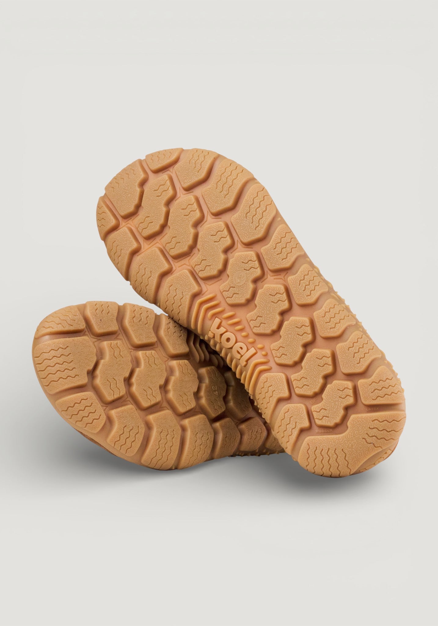 Sneakers Barefoot din piele - Ralph Cognac