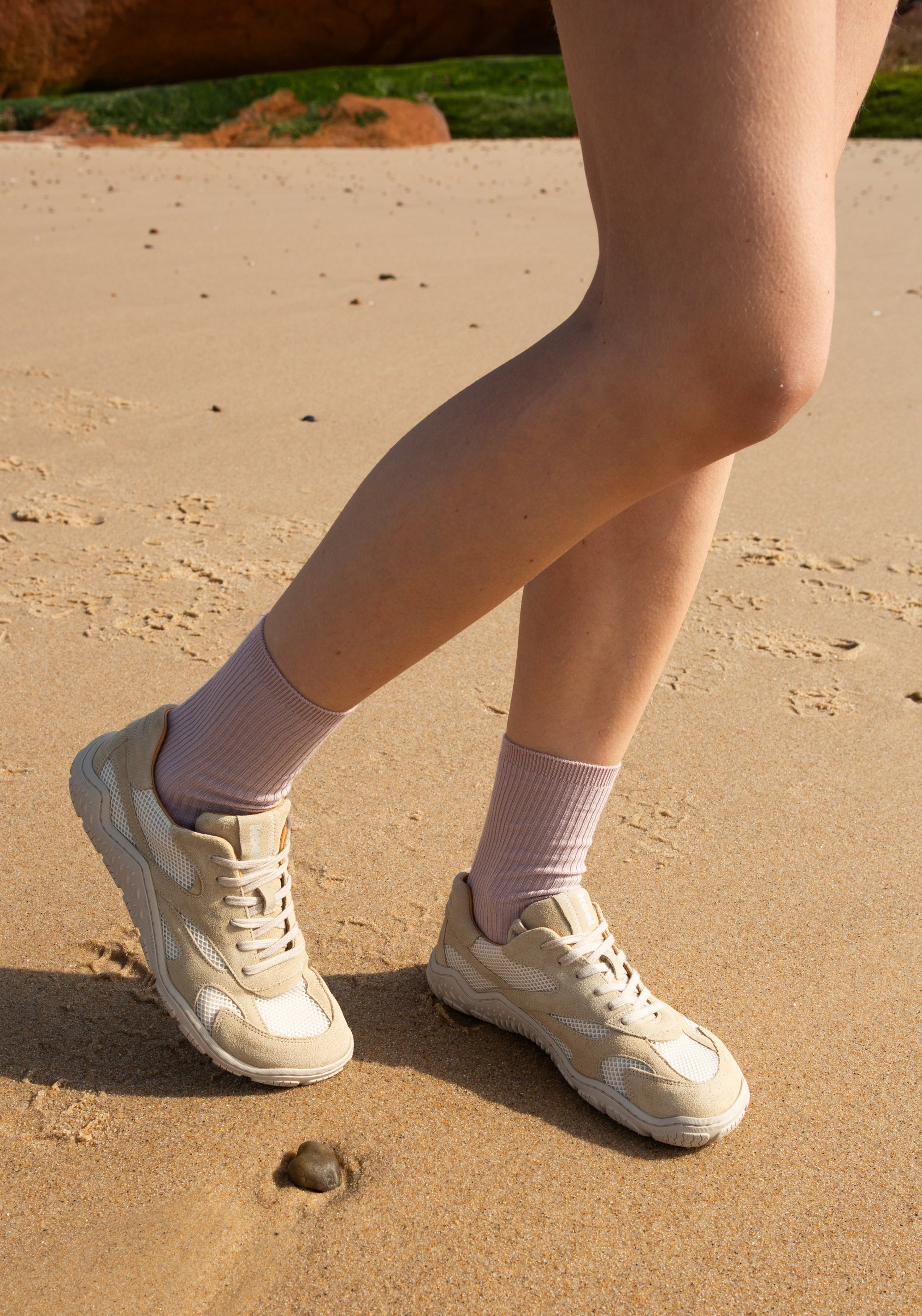 Pantofi drumeție Barefoot - Rita Beige