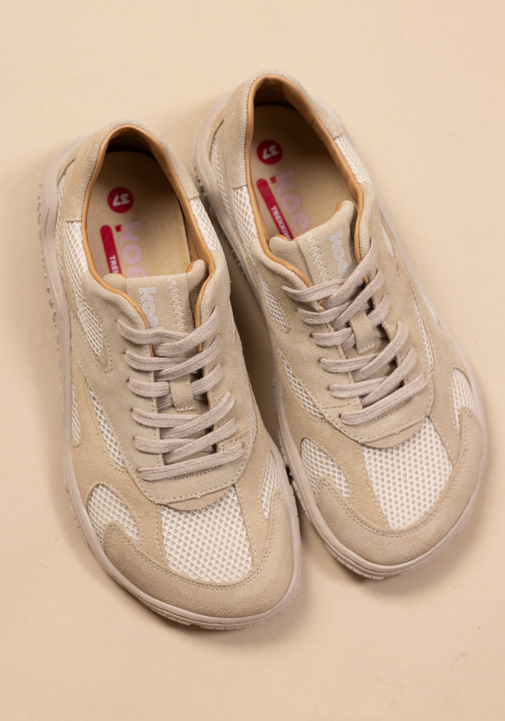 Pantofi drumeție Barefoot Wide - Rita Beige