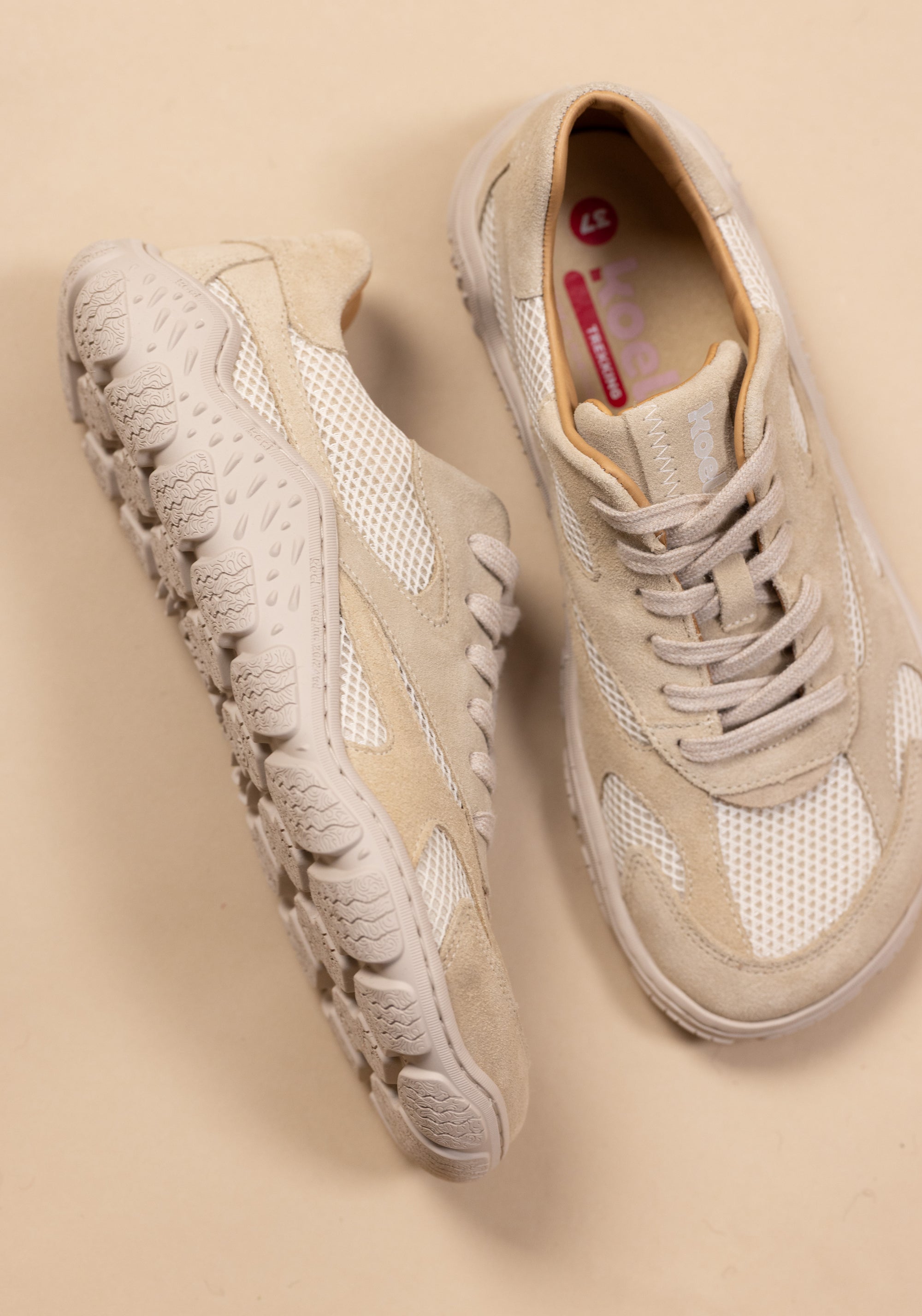 Pantofi drumeție Barefoot Wide - Rita Beige