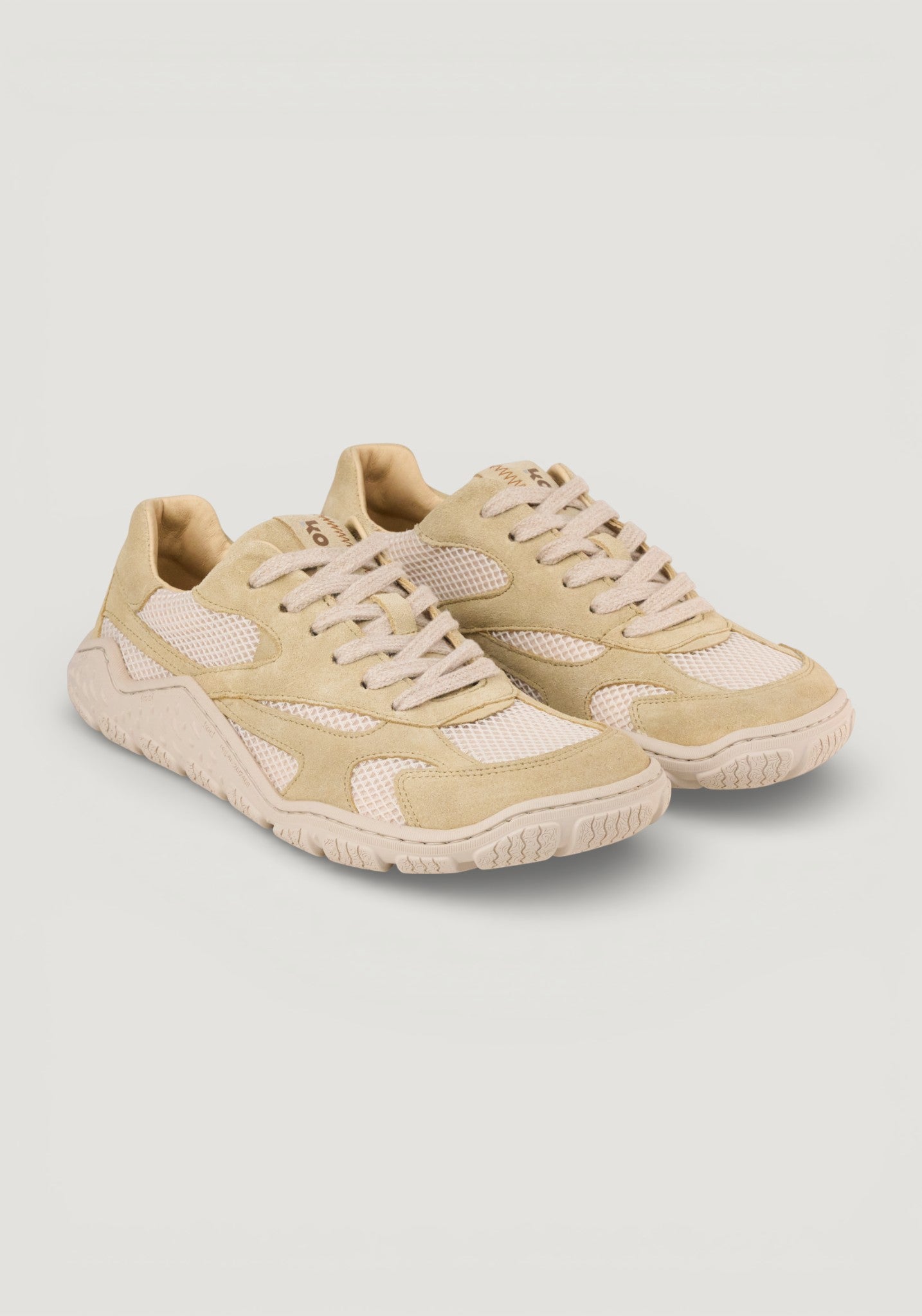 Sneakers Barefoot din piele - Rita Beige