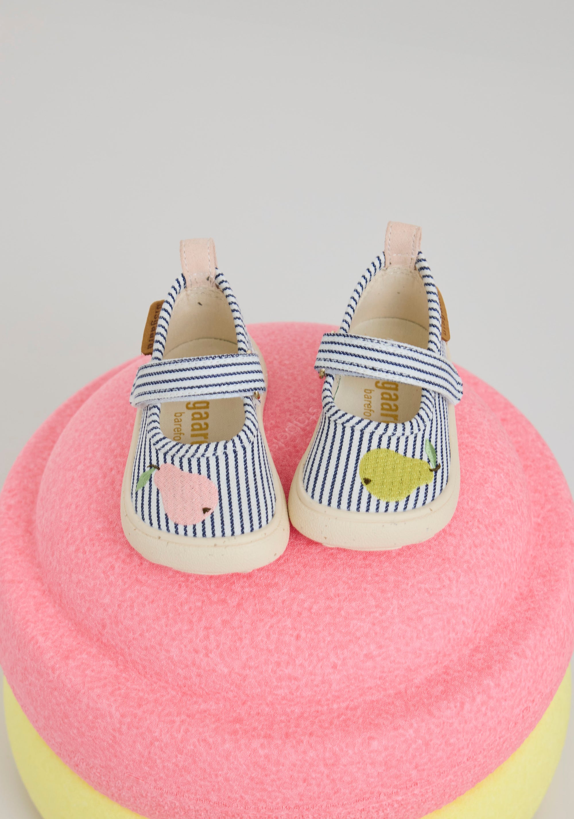 Pantofi interior Barefoot din bumbac - Ballet Pear
