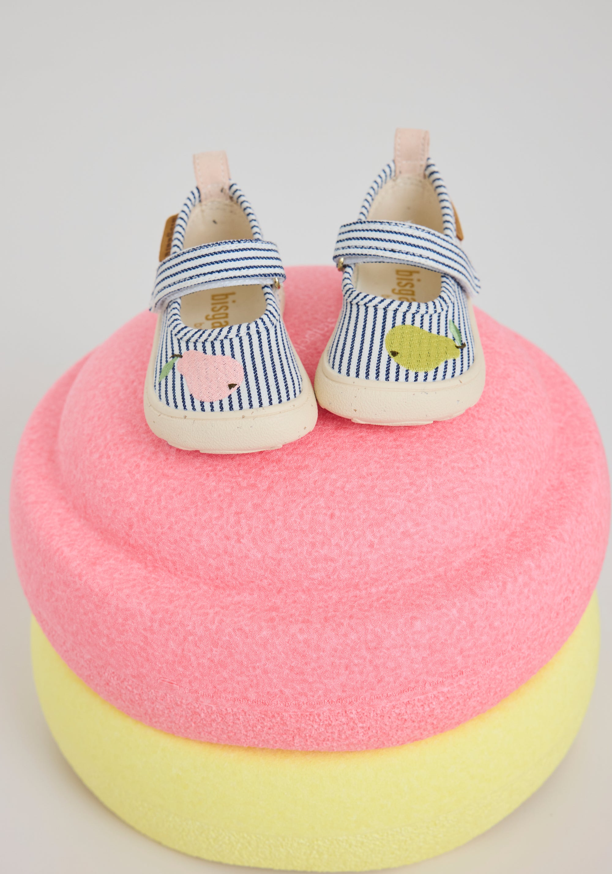 Pantofi interior Barefoot din bumbac - Ballet Pear