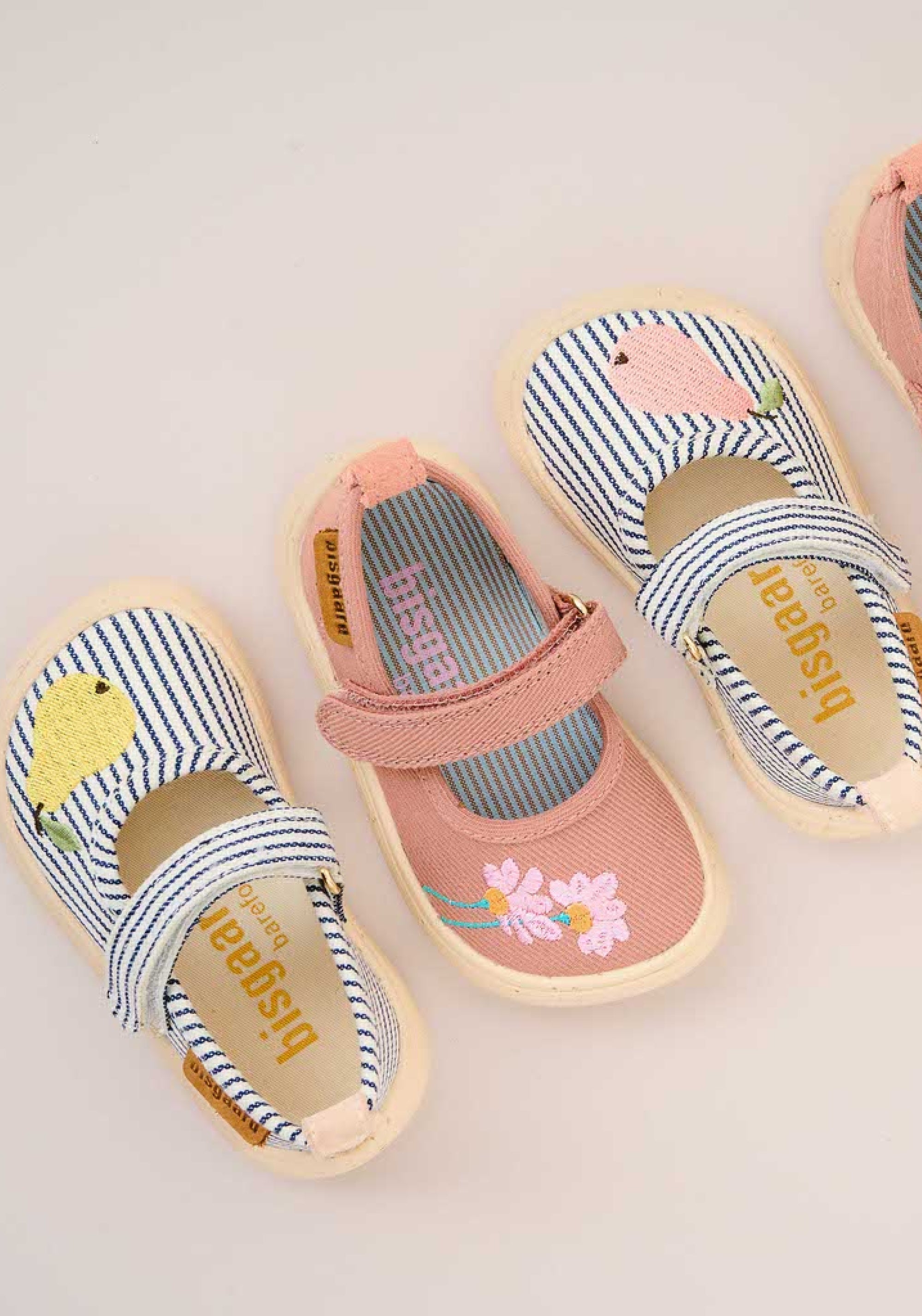 Pantofi interior Barefoot din bumbac - Ballet Lily