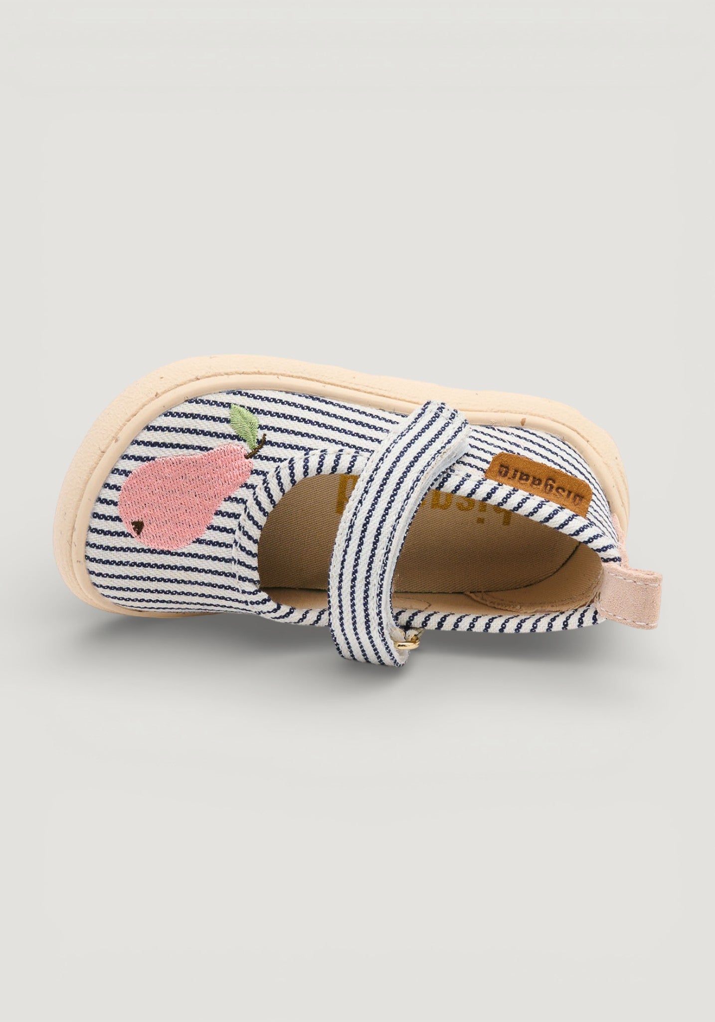 Pantofi interior Barefoot din bumbac - Ballet Pear