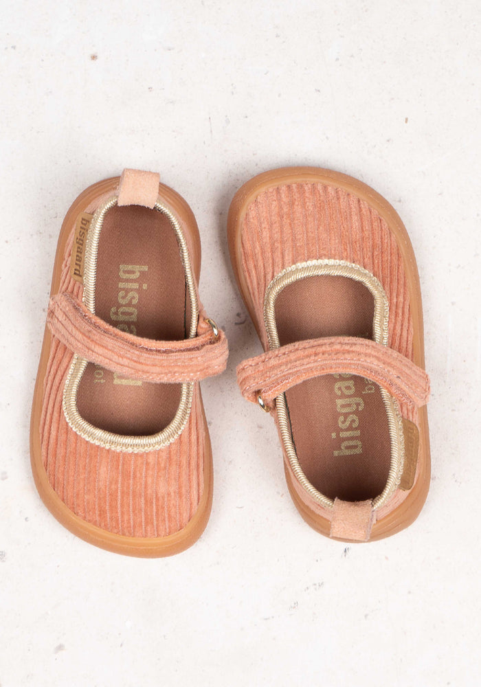 Pantofi interior Barefoot din bumbac - Ballet Rose