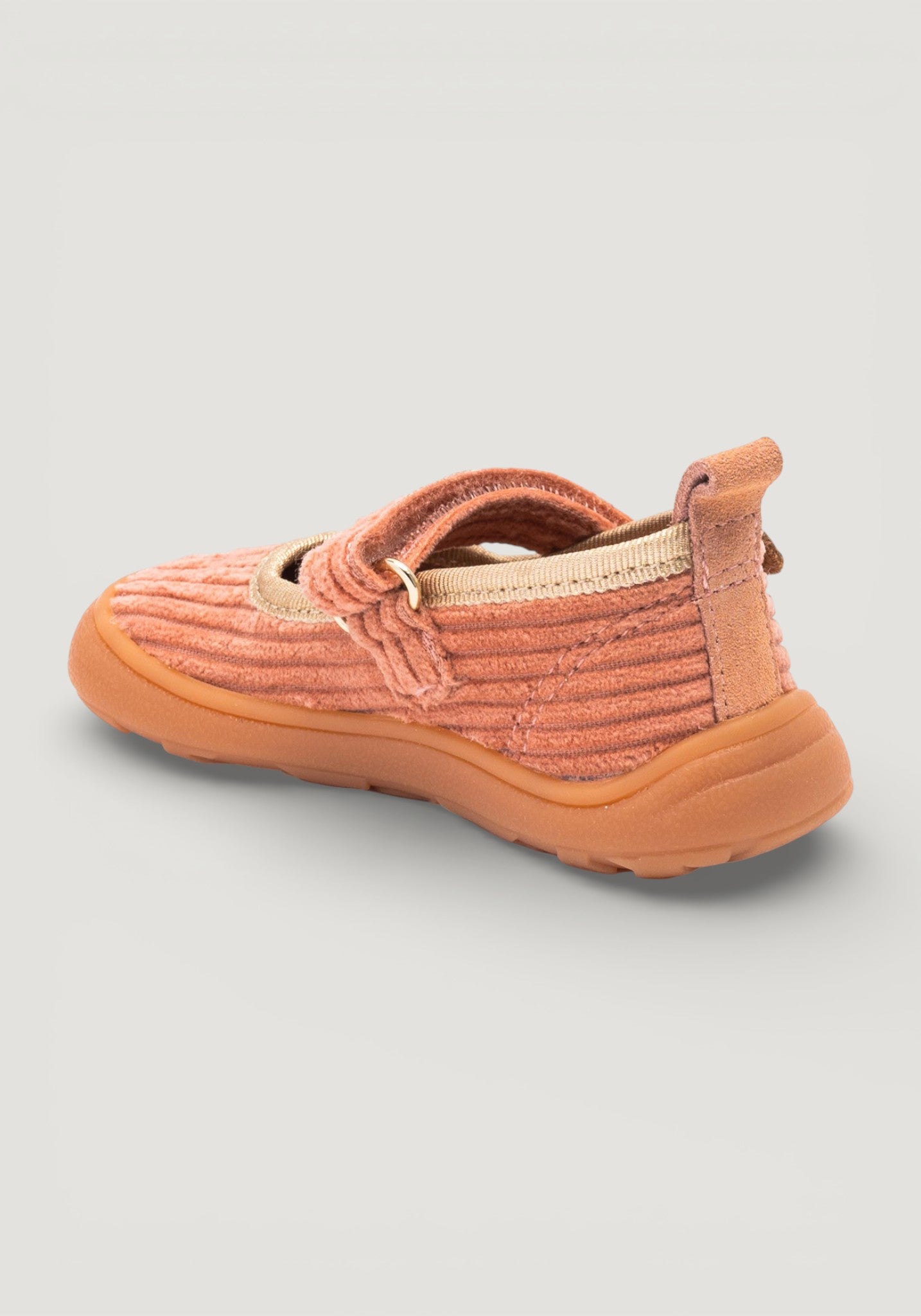 Pantofi interior Barefoot din bumbac - Ballet Rose
