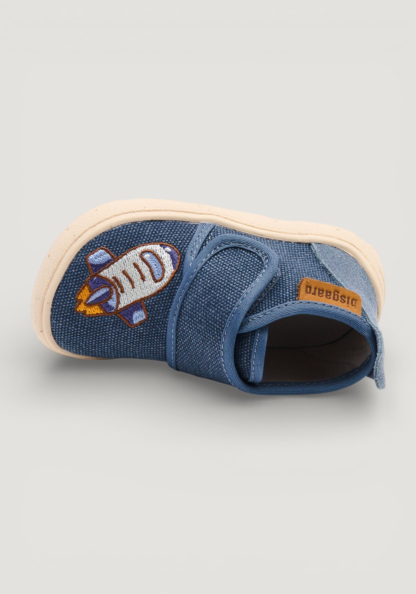 Pantofi interior Barefoot din bumbac - To The Moon
