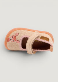 Pantofi interior Barefoot din lână - Ballet Beige