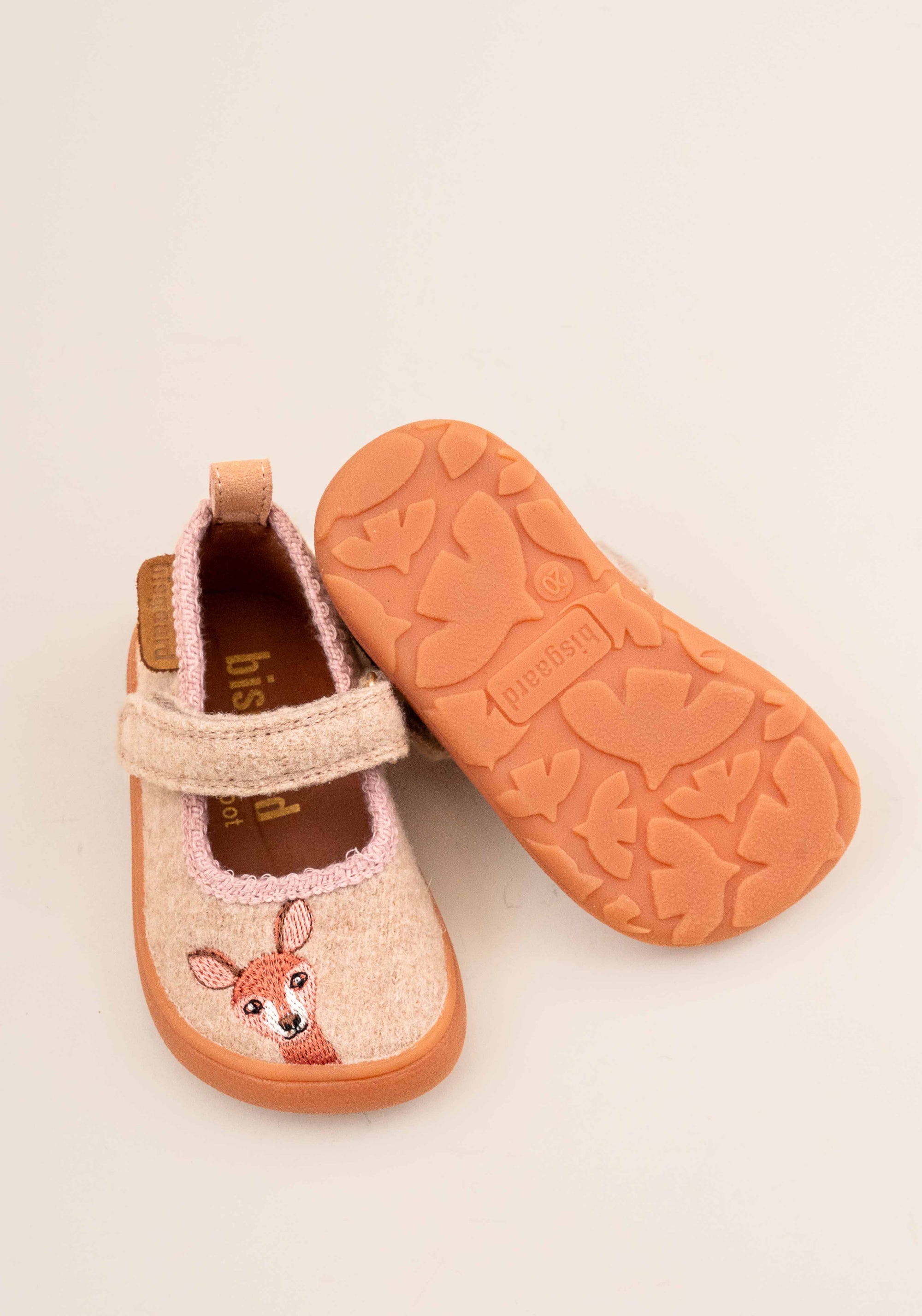 Pantofi interior Barefoot din lână - Ballet Beige