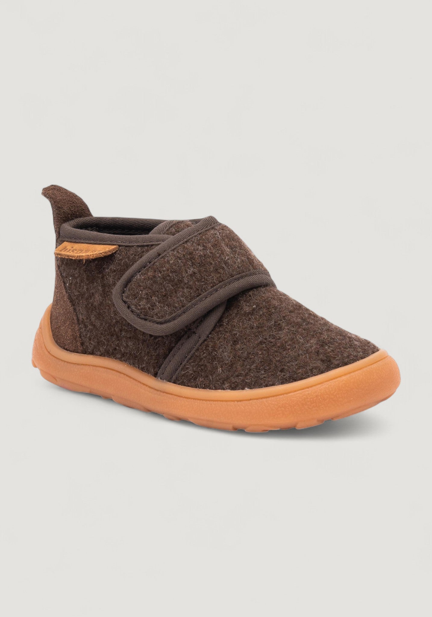 Pantofi interior Barefoot din lână - Basic Brown