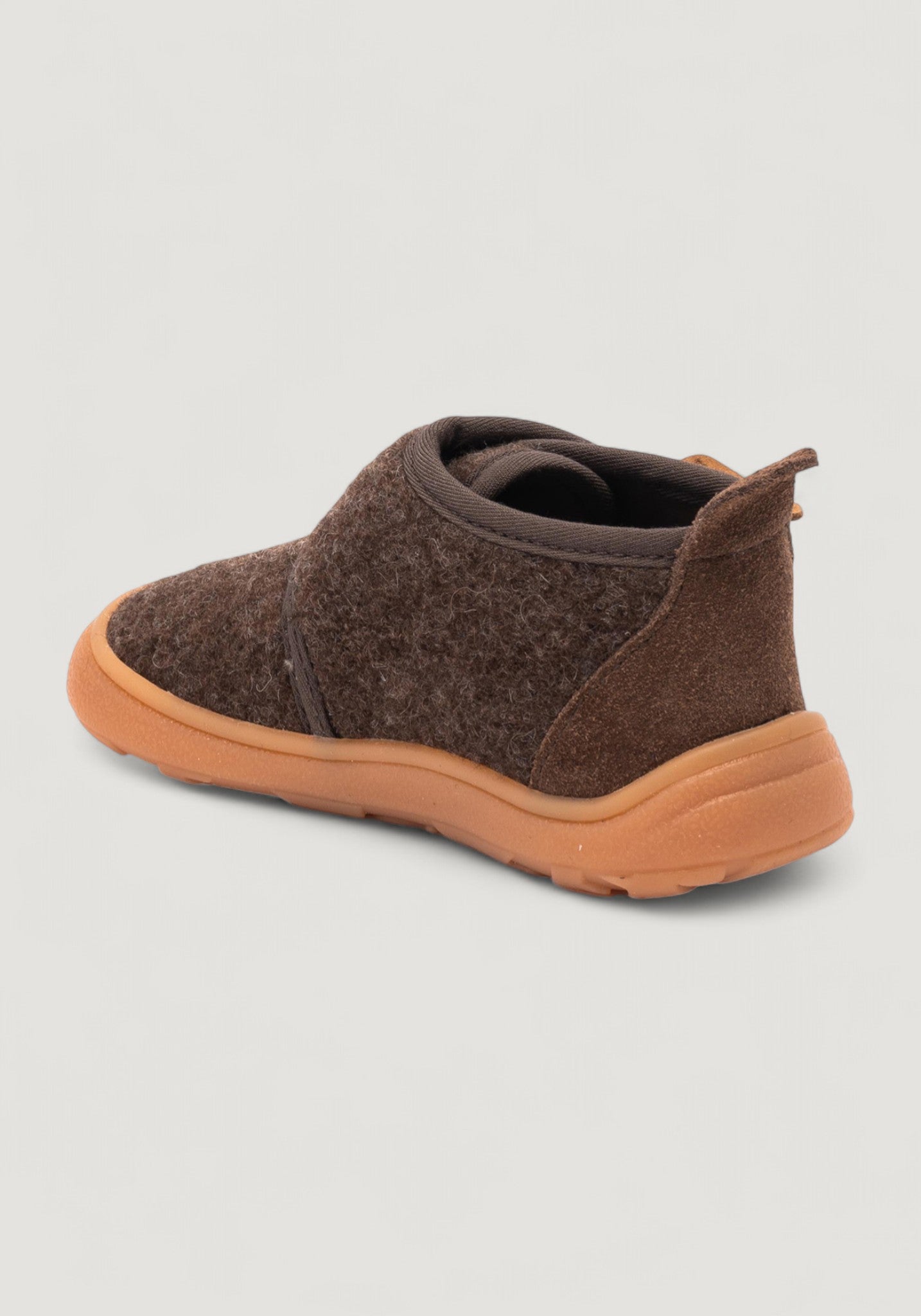 Pantofi interior Barefoot din lână - Basic Brown