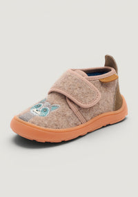 Pantofi interior Barefoot din lână - Brown