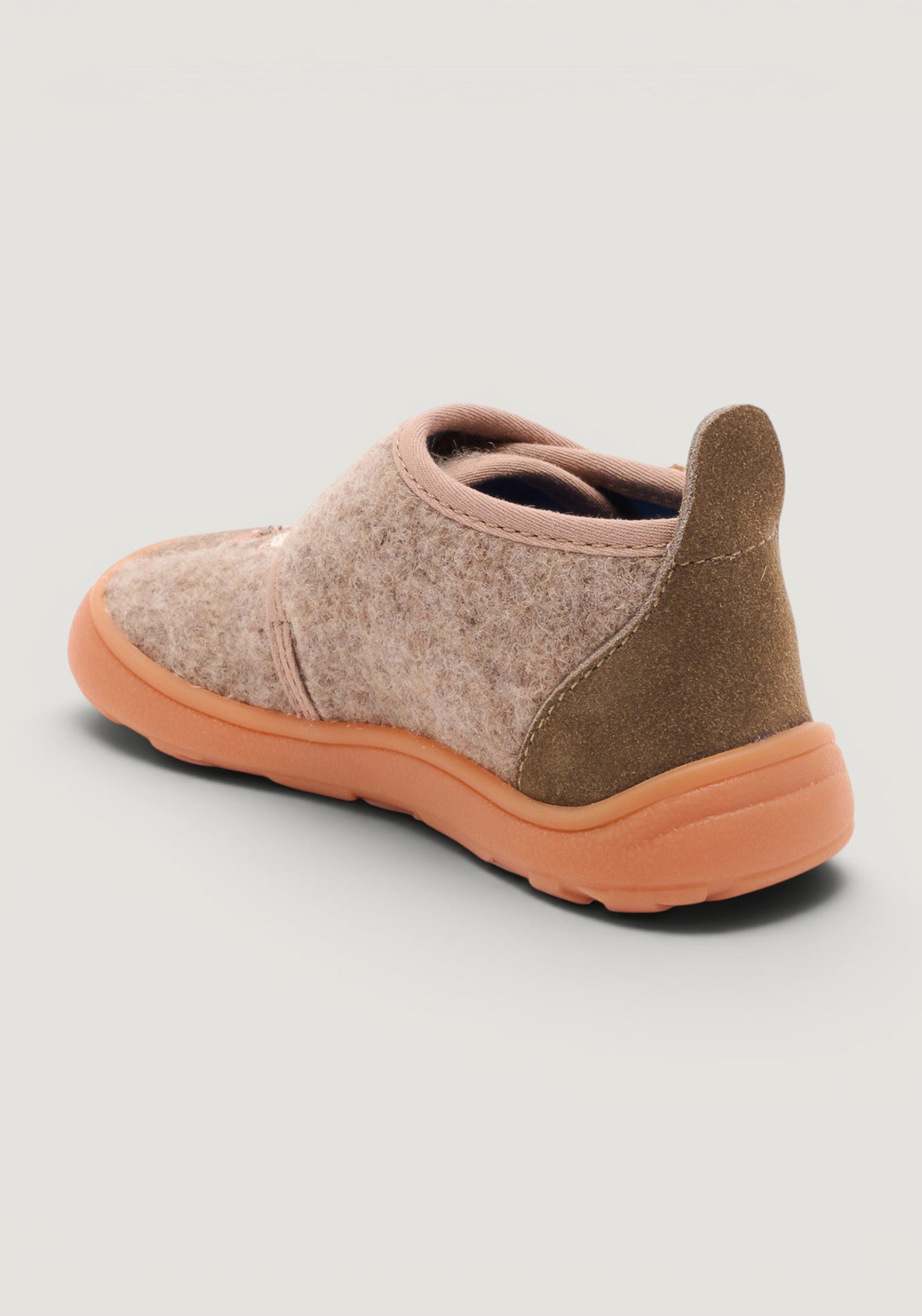 Pantofi interior Barefoot din lână - Brown