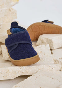 Pantofi interior Barefoot lână - Basic Navy
