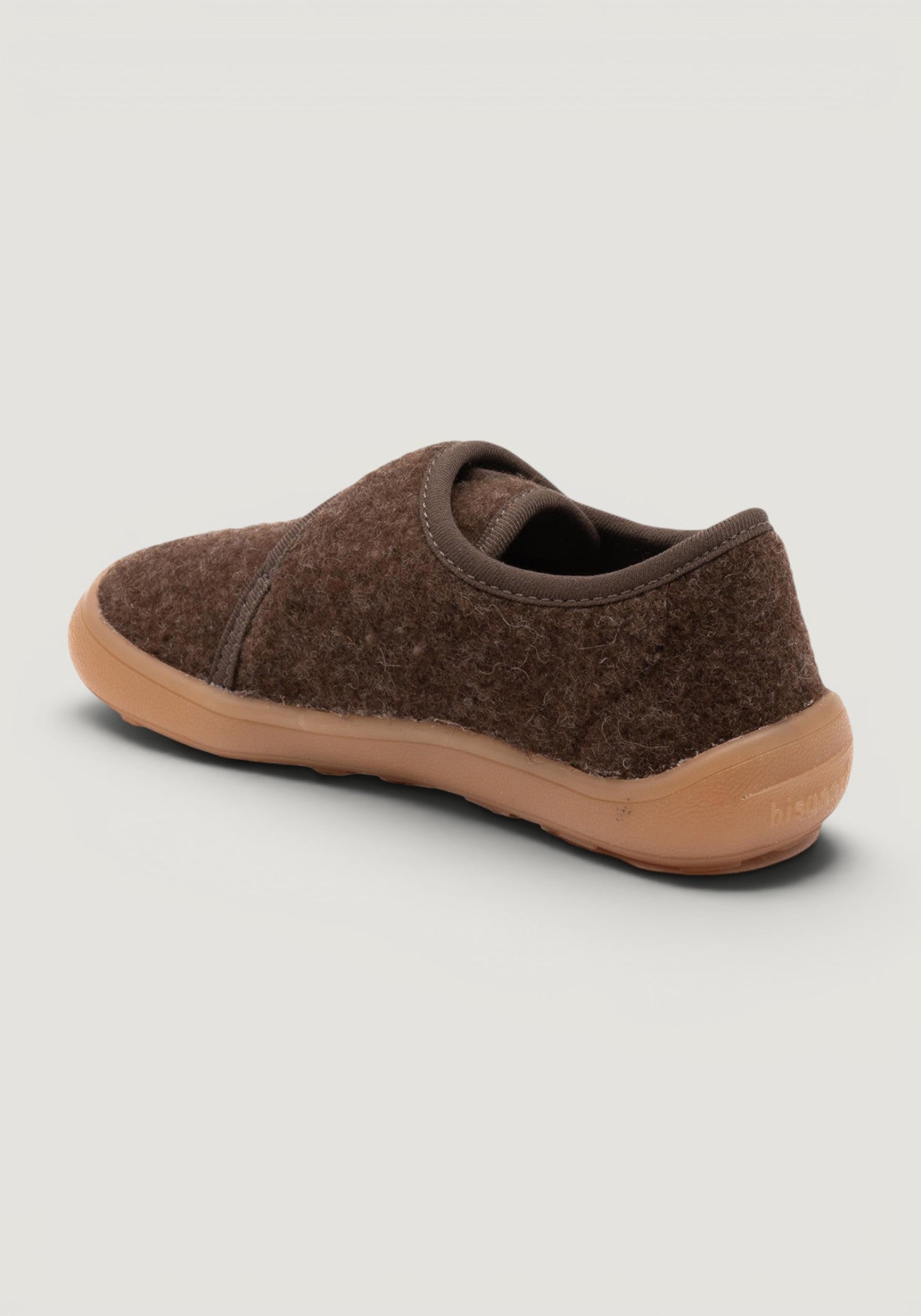 Pantofi interior Barefoot din lână - Pav Dark Brown
