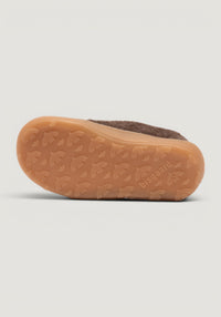 Pantofi interior Barefoot din lână - Pav Dark Brown