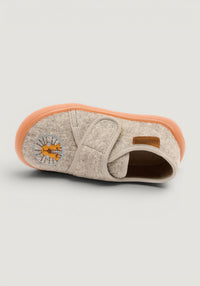 Pantofi interior Barefoot din lână - Pav Grey