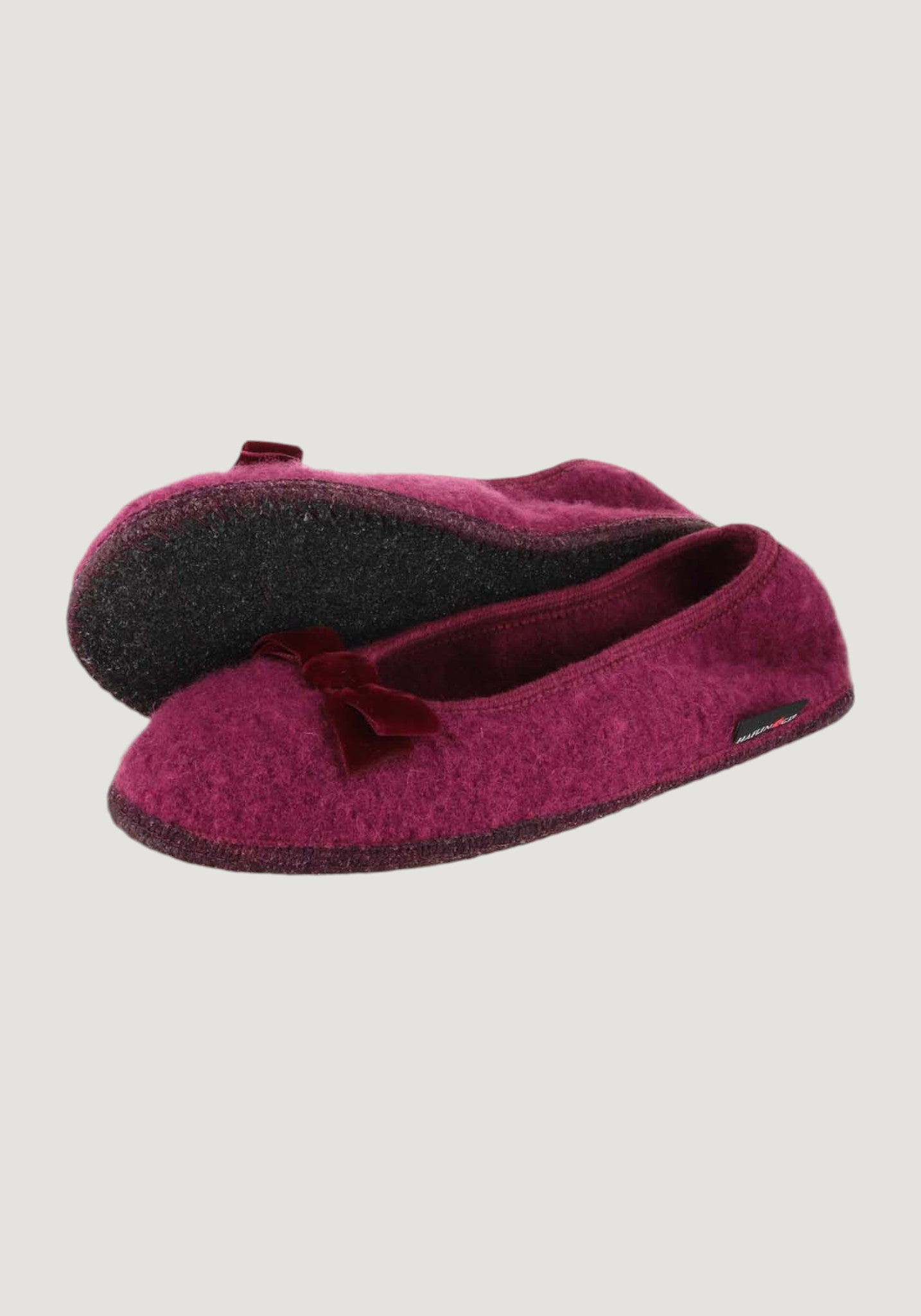 Pantofi interior femei lână - Fiocco Mulberry Haflinger HipHip.ro