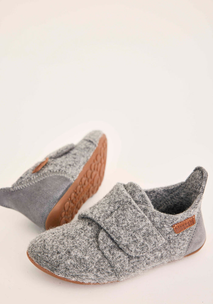 Pantofi interior lână - Casual Grey Bisgaard HipHip.ro