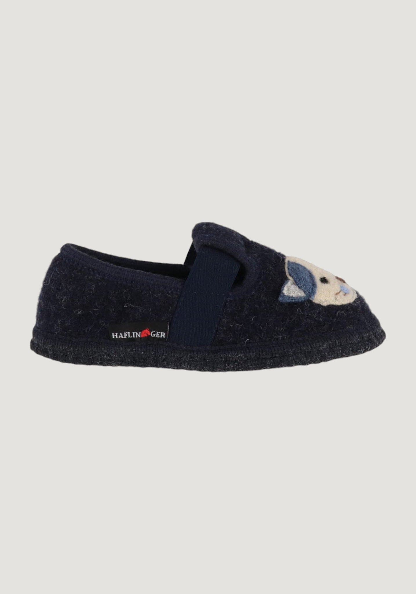 Pantofi interior lână - Pets Dark Blue Haflinger HipHip.ro