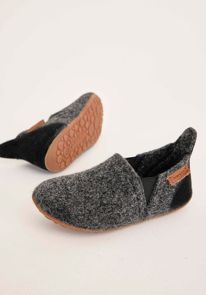Pantofi interior lână - Sailor Anthracite Bisgaard HipHip.ro