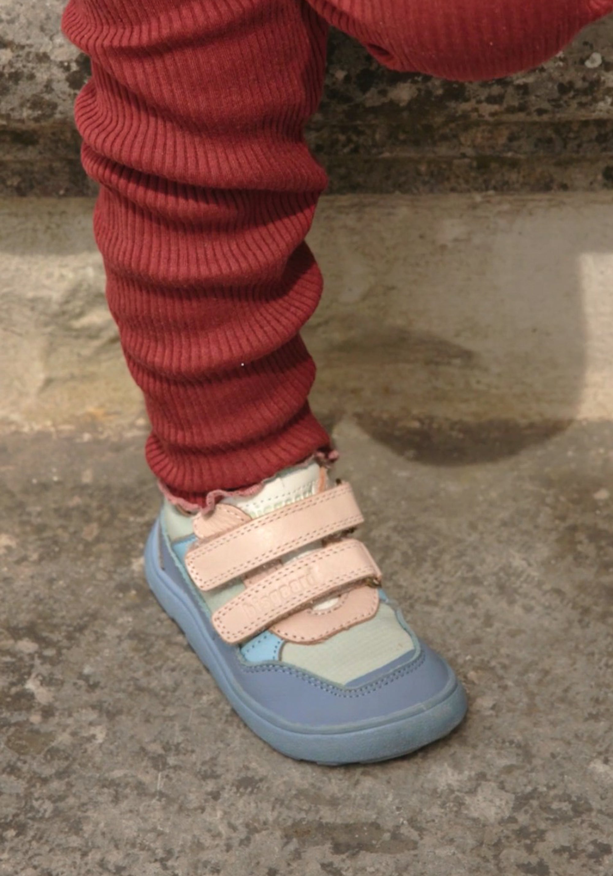 Pantofi sport Barefoot din piele - Elroy Blue