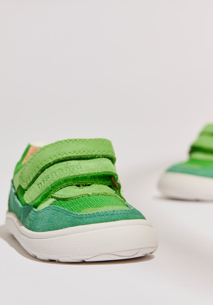 Sneakers Barefoot piele întoarsă - Elroy Forest Green