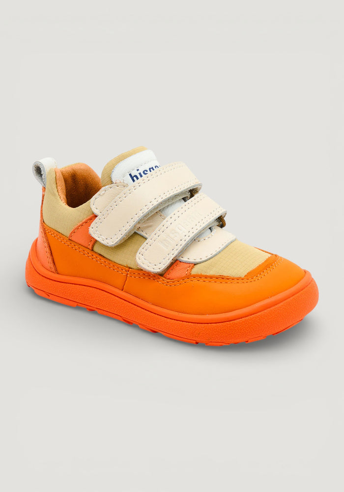 Pantofi sport Barefoot din piele - Elroy Orange