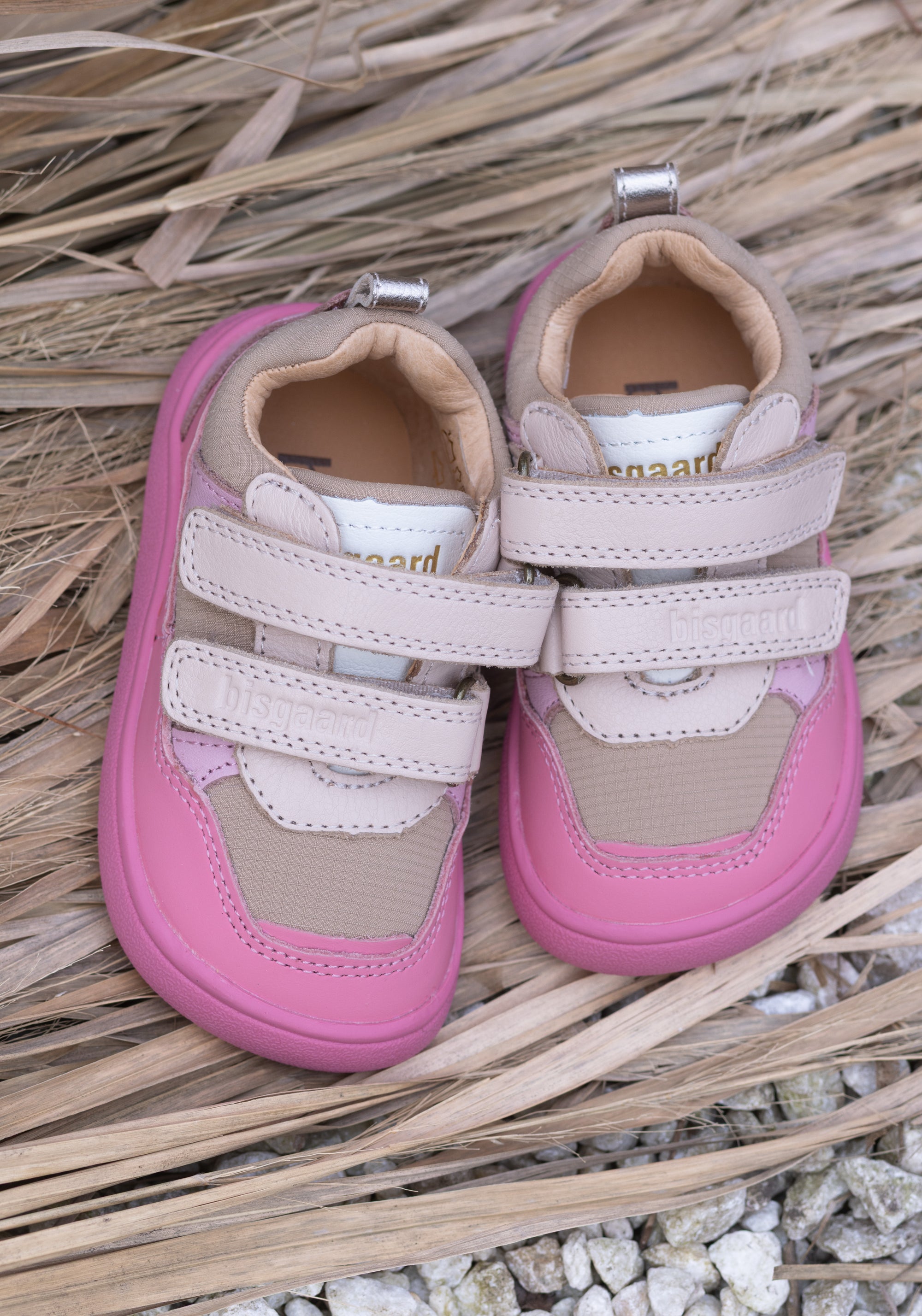 Pantofi sport Barefoot din piele - Elroy Pink