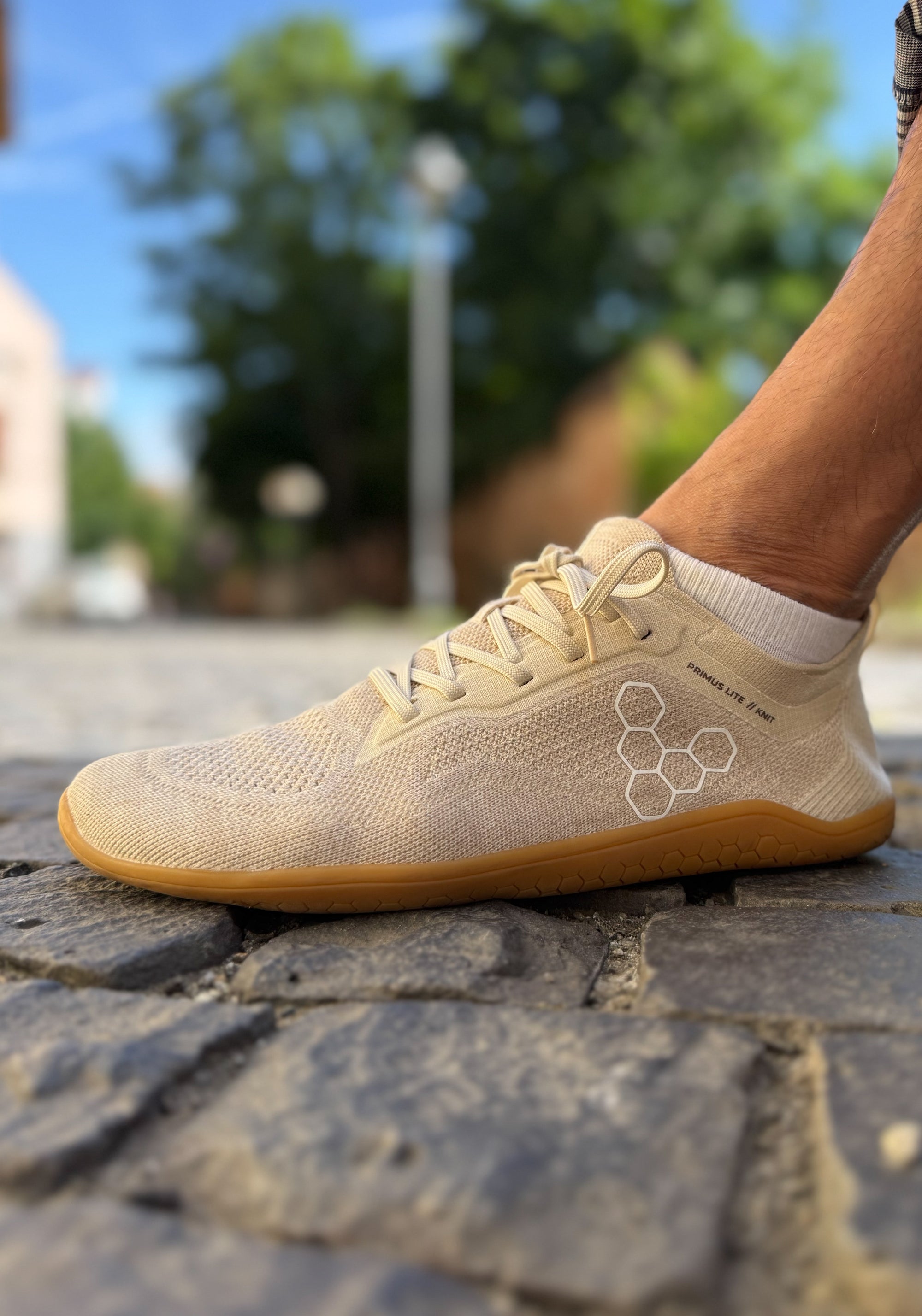 Pantofi sport Barefoot - Primus Lite Knit Natural Men Coconut