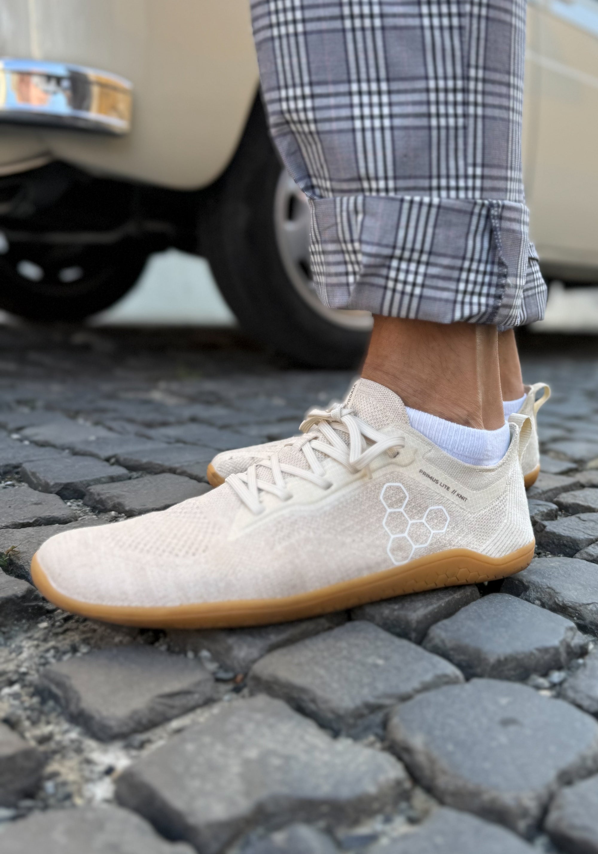 Pantofi sport Barefoot - Primus Lite Knit Natural Men Coconut