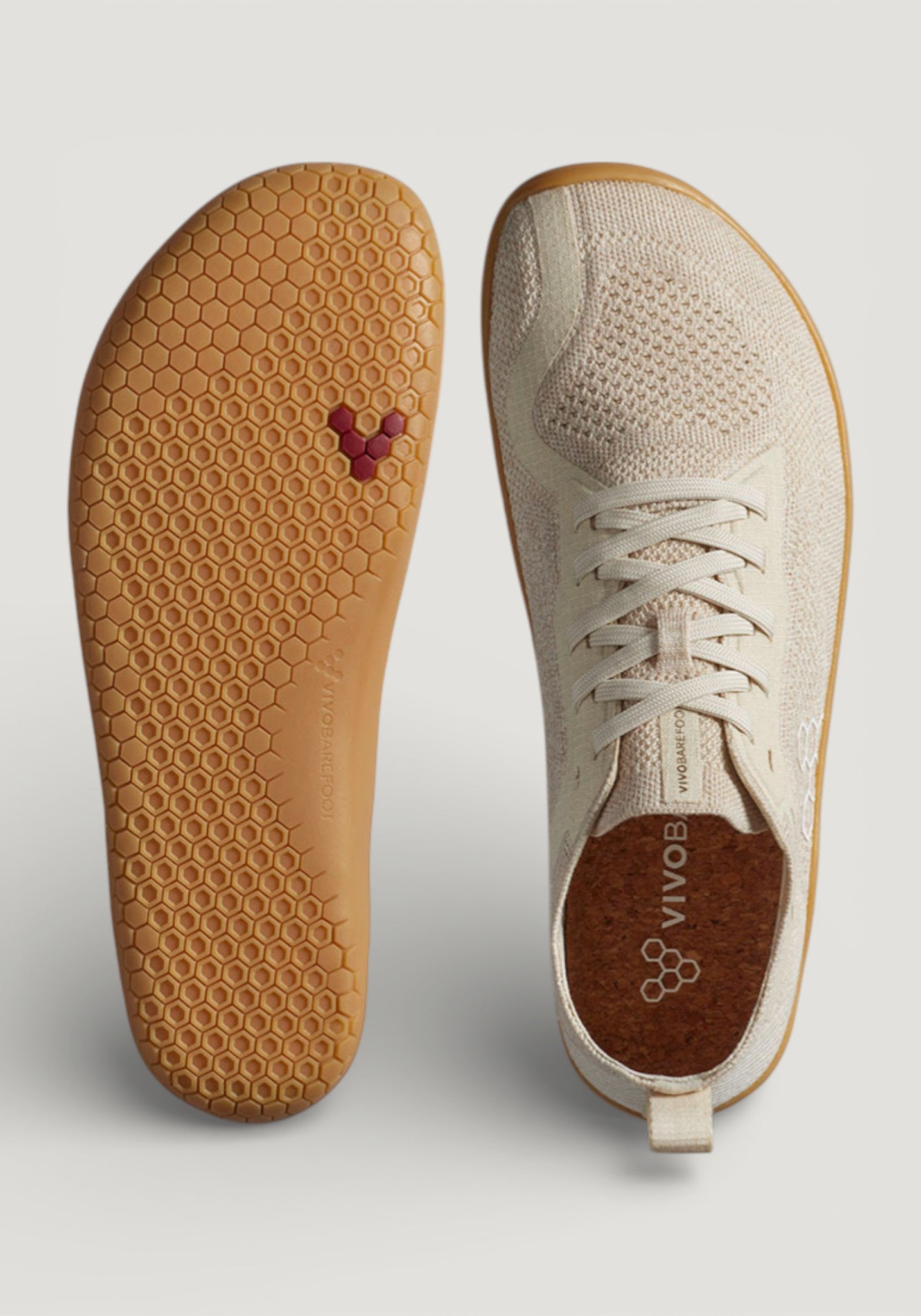 Sneakers Barefoot - Primus Lite Knit Natural Men Coconut