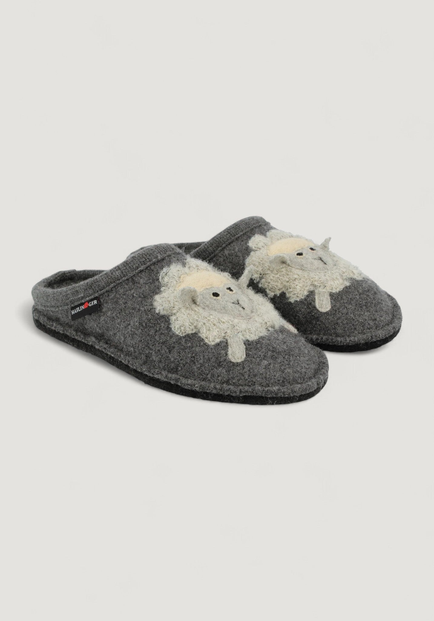 Papuci din lână - Lamby Anthracite
