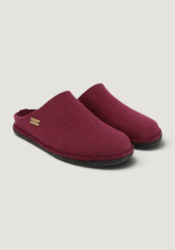 Papuci din lână - Soft Bordeaux