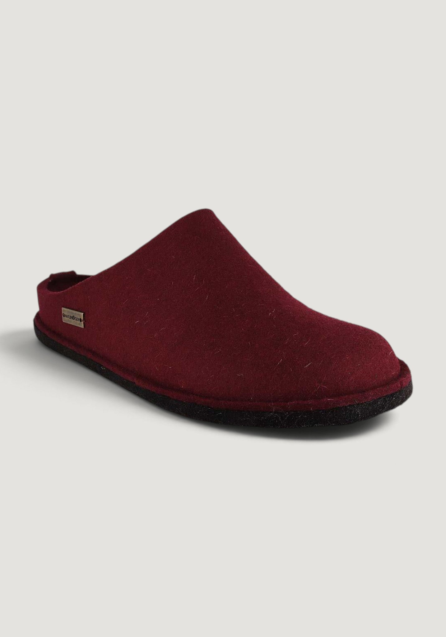 Papuci din lână - Soft Bordeaux