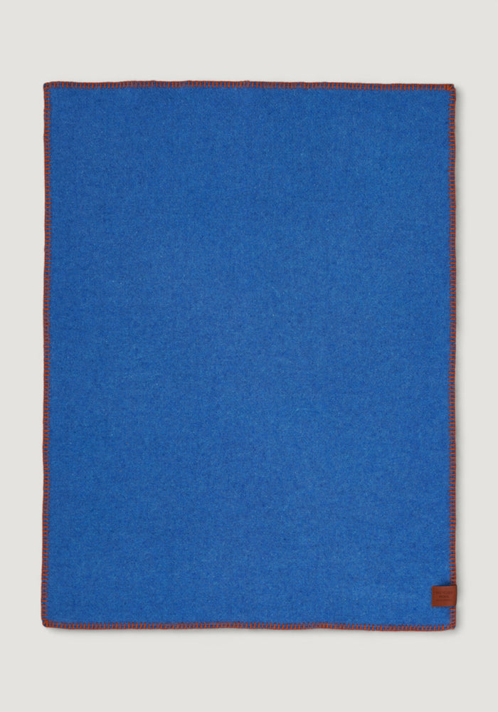 Pătură din lână - True Baby Blue Orange