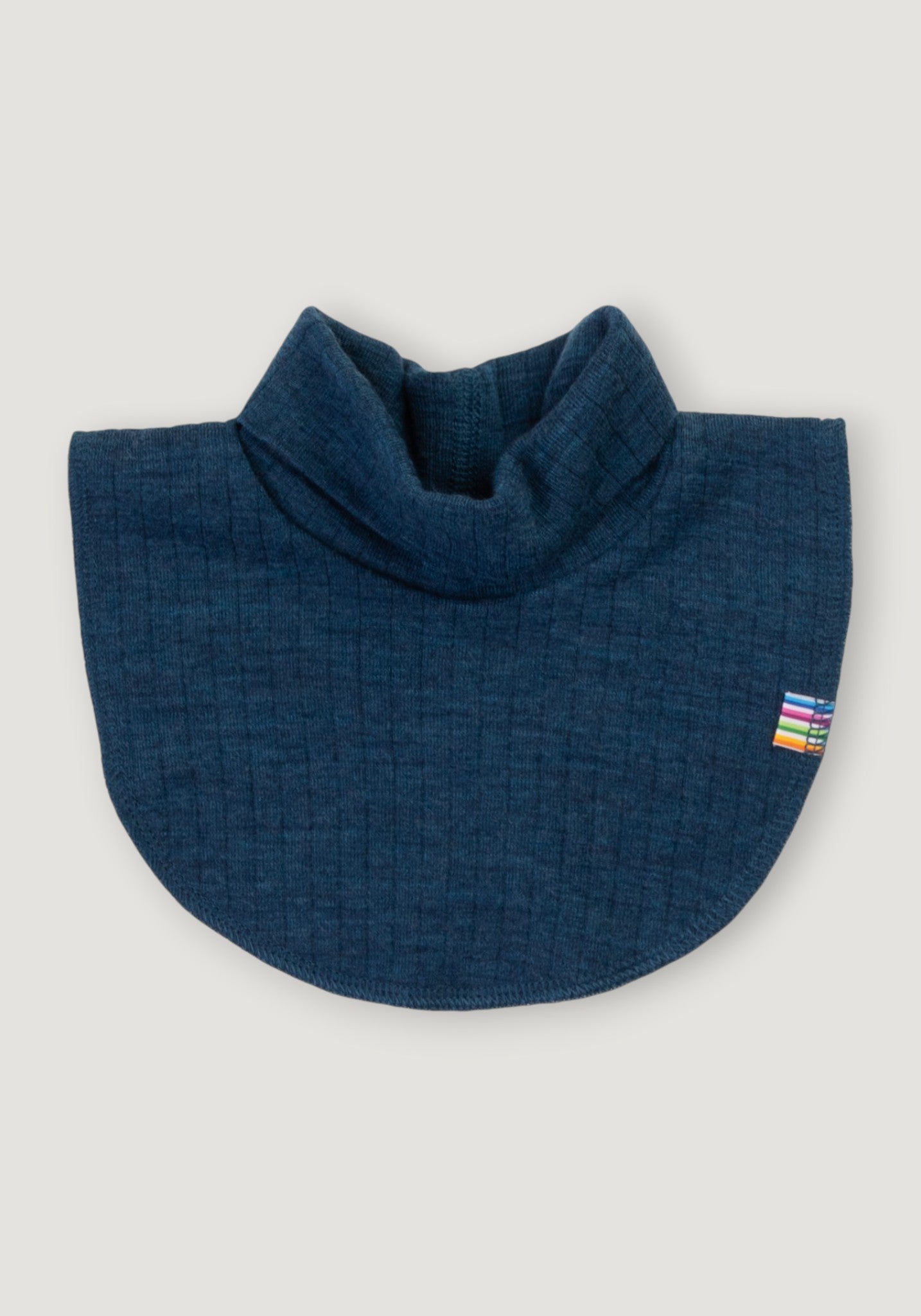 Pieptar dublat din lână merinos - Basic Blue