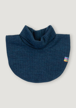 Pieptar dublat din lână merinos - Basic Blue