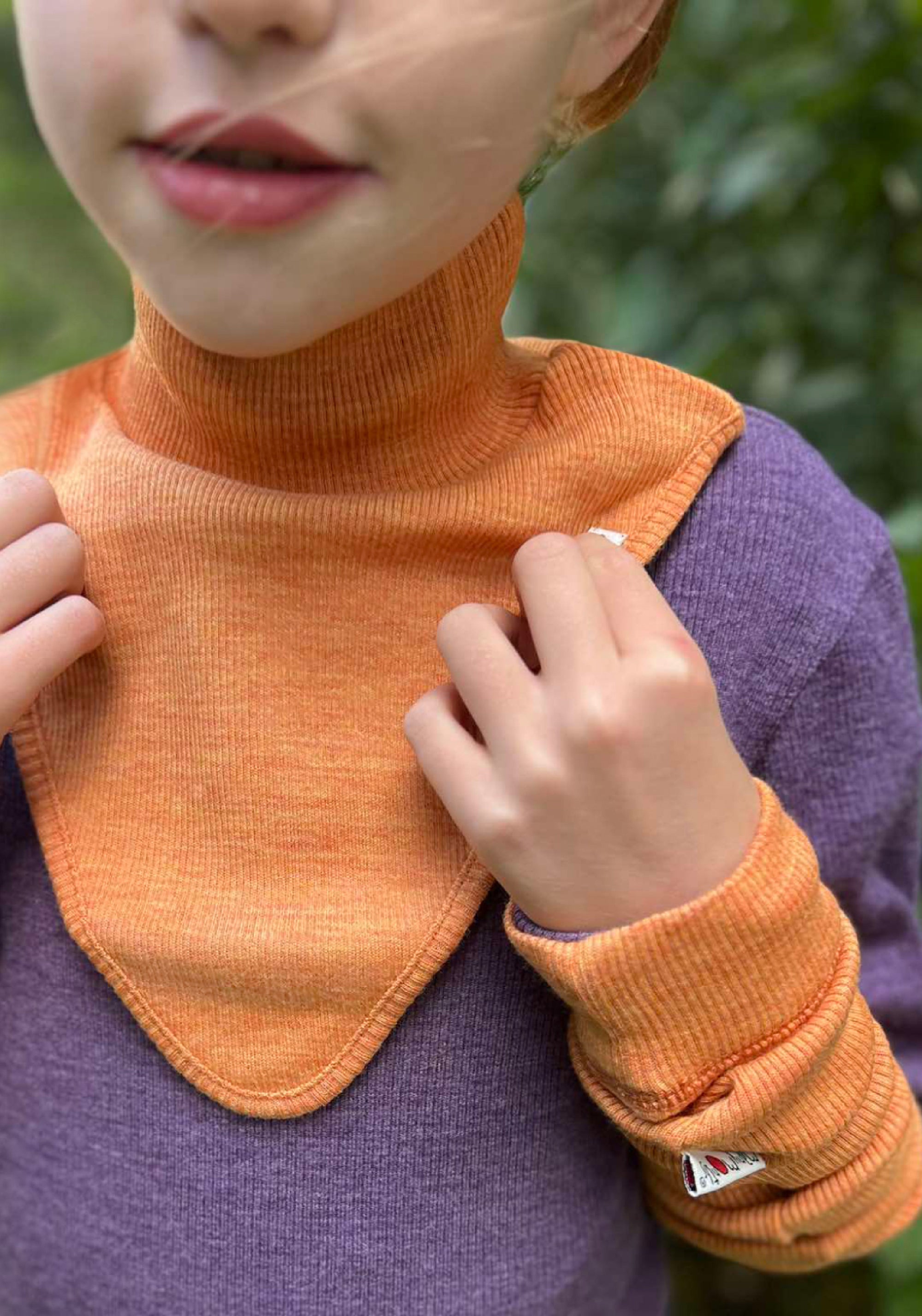 Jambiere lână merinos - Tangerine Marmelade