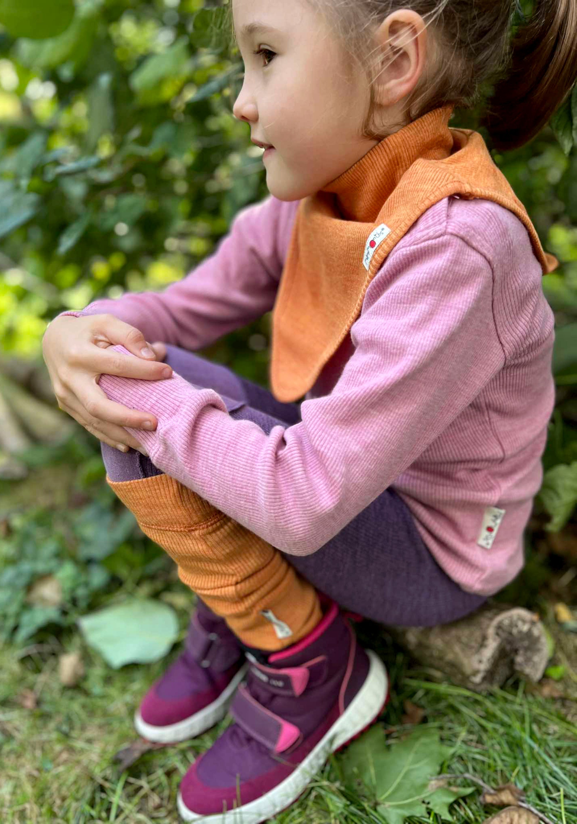 Pieptar lână merinos - Tangerine Marmelade