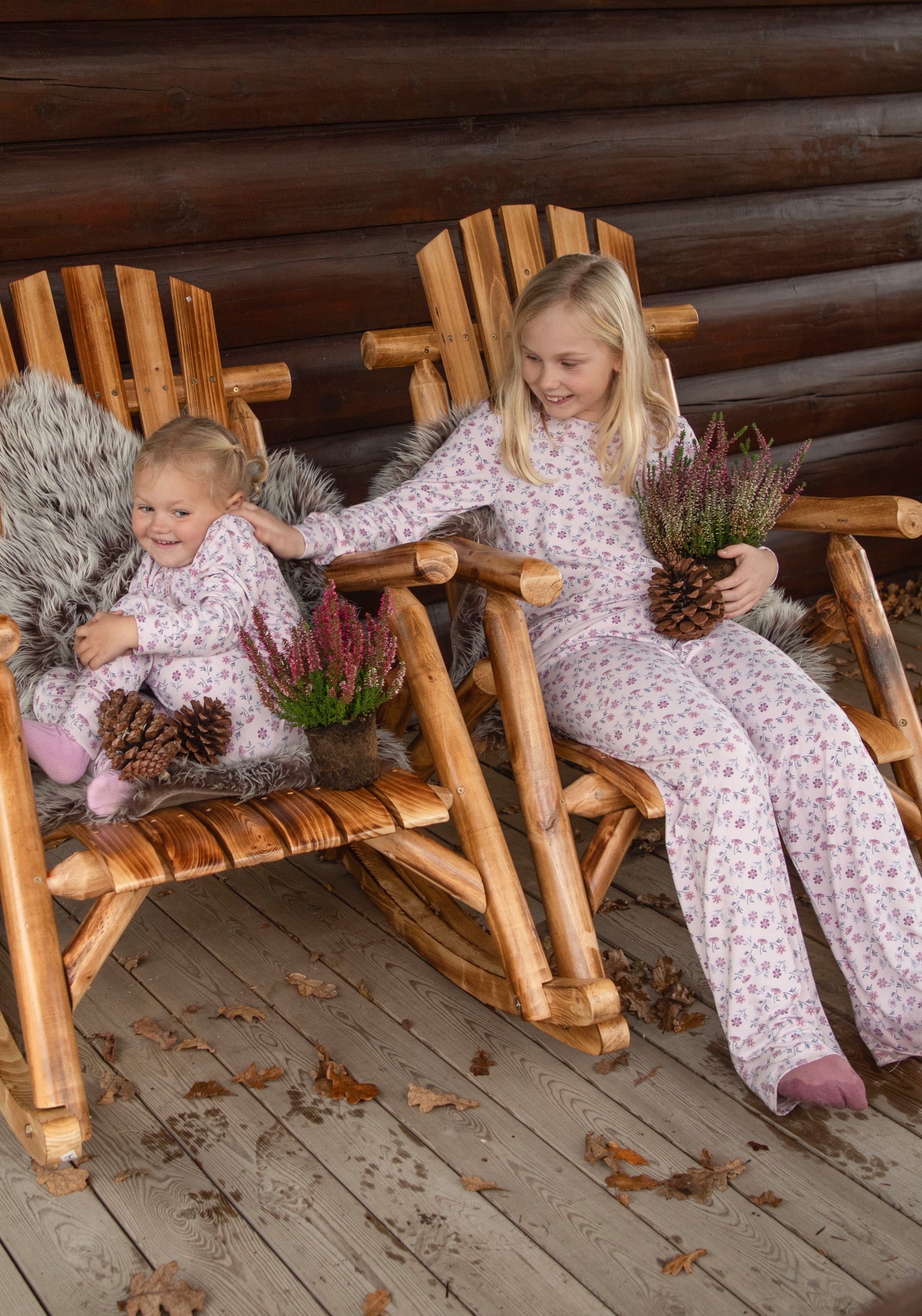 Pijama din bambus - Blossom