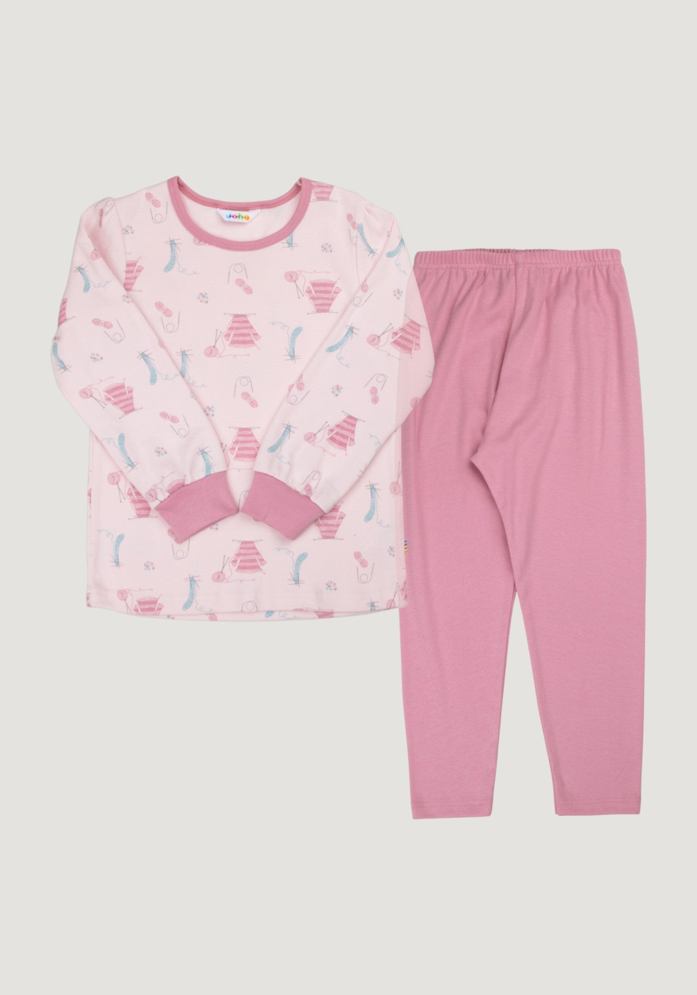 Pijama din bumbac - Knitting