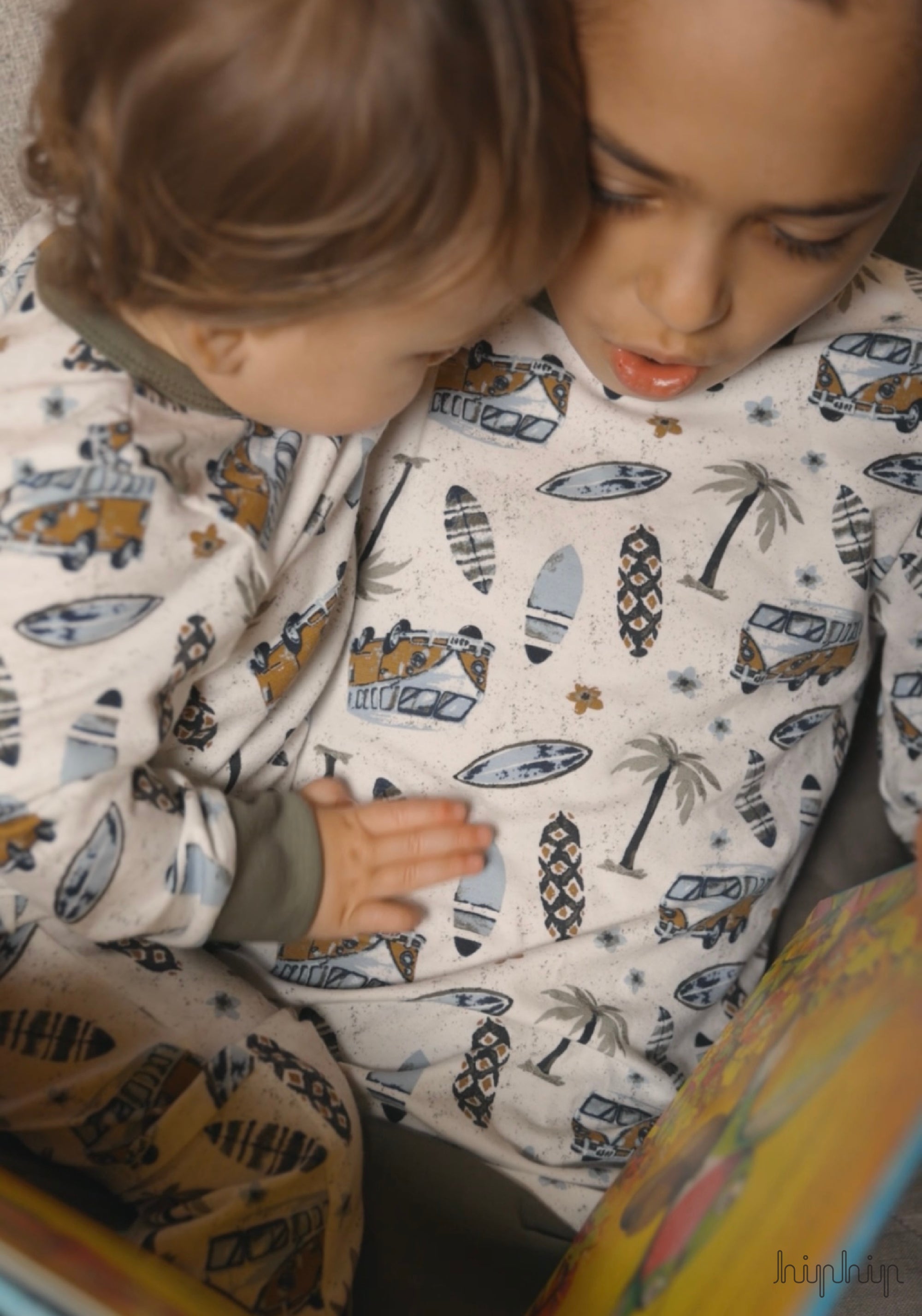 Pijama din bumbac - Surfing
