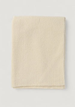 Pled din lână - Boucle Cream