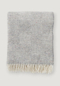 Pled din lână - Gooseye Grey